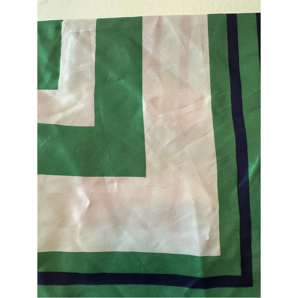 Paoli Vintage Geometric Pattern Scarf